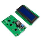 20x4 LCD Ekran - I2C Lehimli  Mavi Display