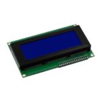 20x4 LCD Ekran - I2C Lehimli  Mavi Display - Görsel 2