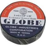 Globe İzole Bant ( Elektrik Bandı ) - Siyah - Görsel 2